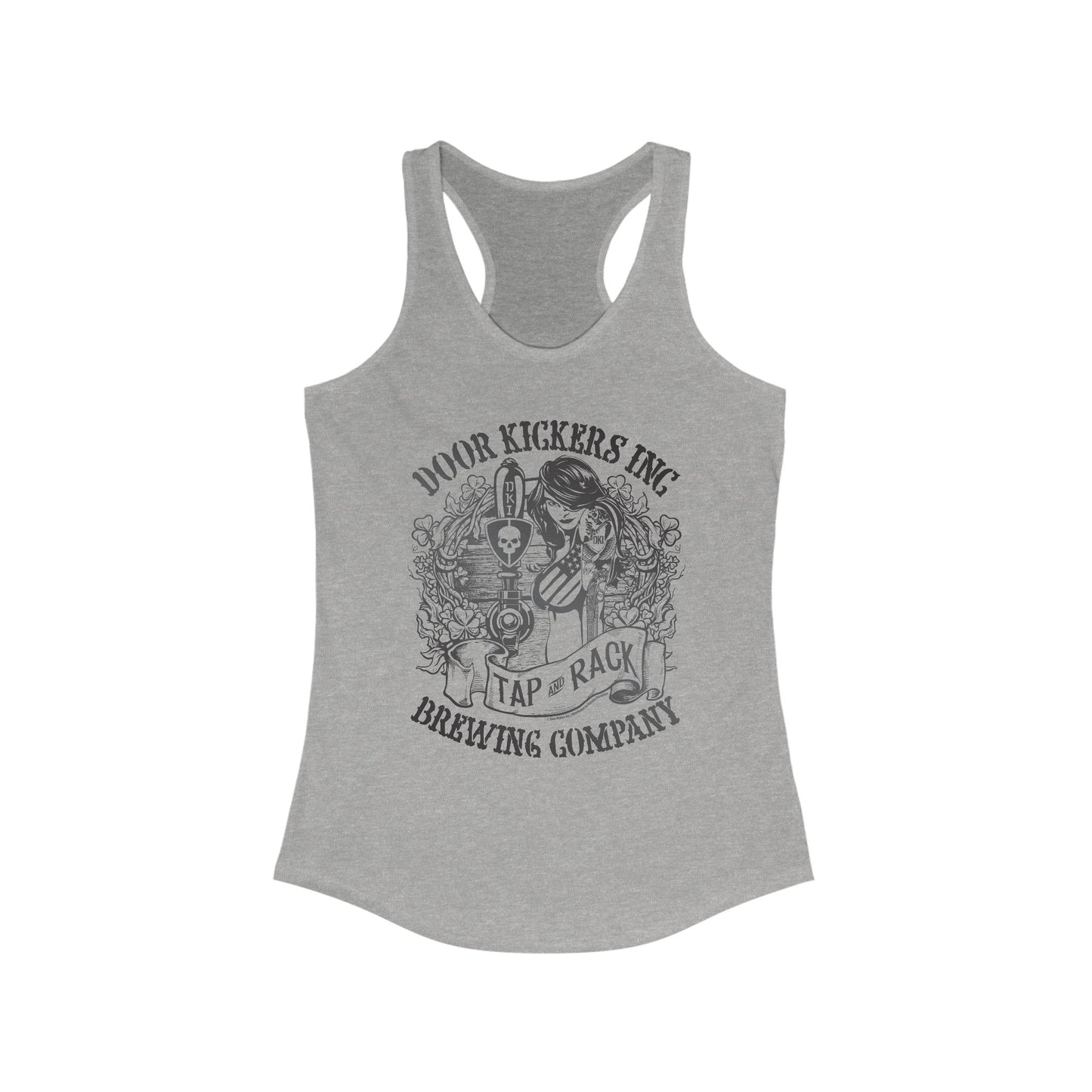 DK132: Tap & Rack - Ladies Racerback Tank