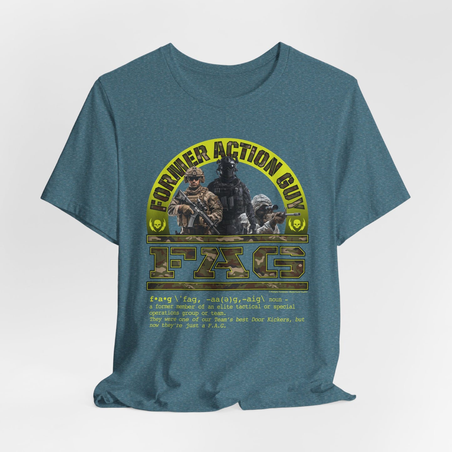 DK238: Fierce And Glorious (Former Action Guy Edition) - Unisex S/S T-Shirt