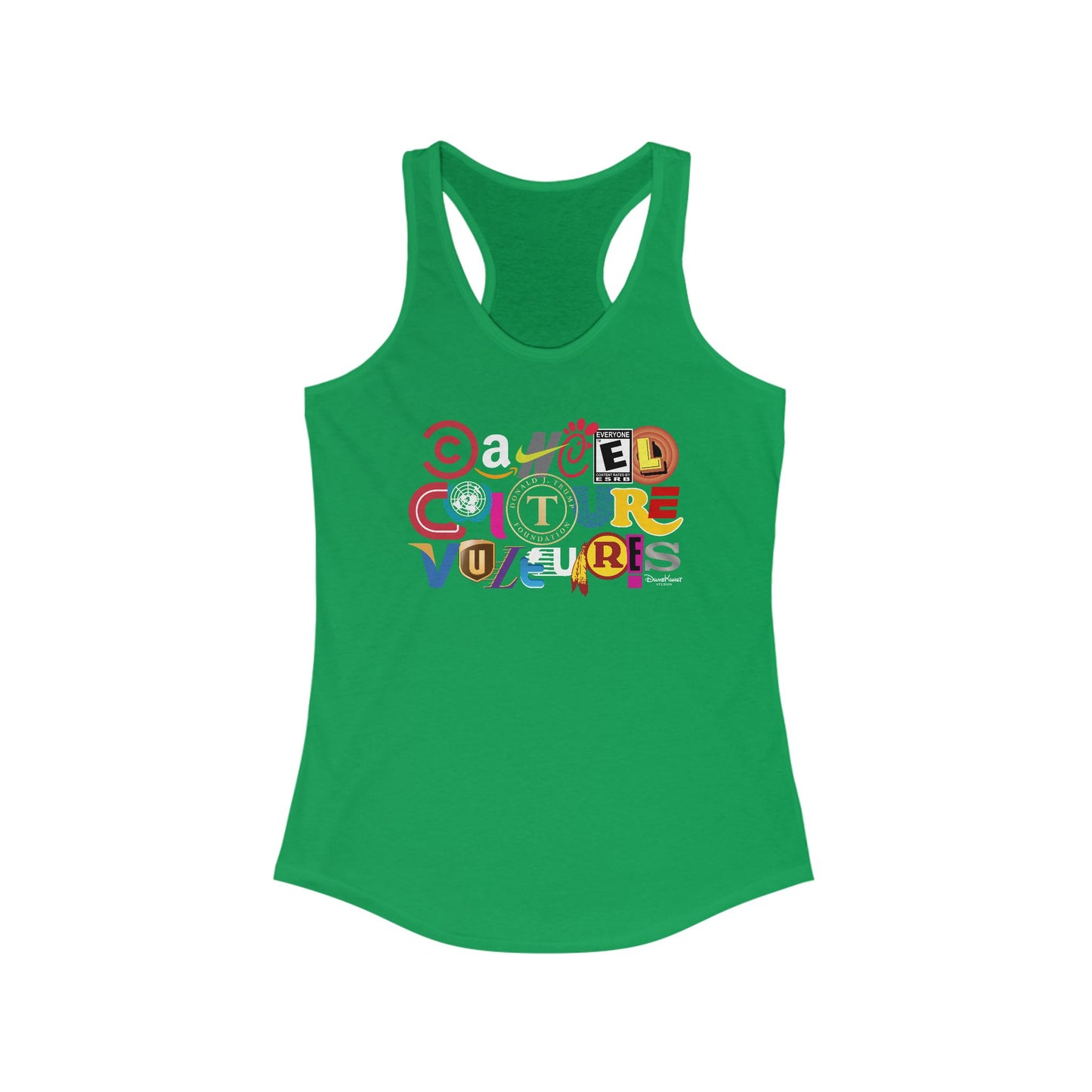DK53: Cancel Culture (Vulture Edition) - Ladies Racerback Tank