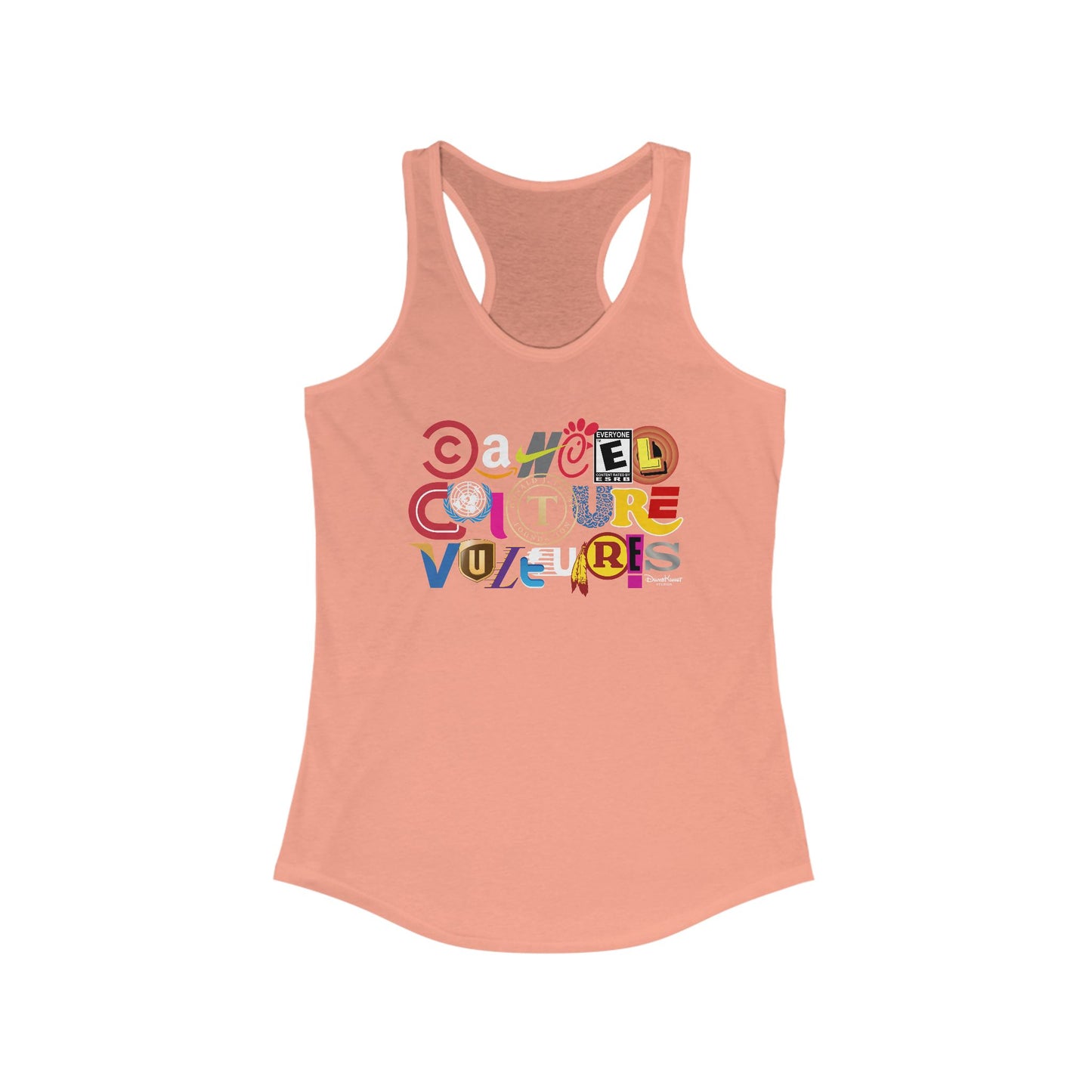 DK53: Cancel Culture (Vulture Edition) - Ladies Racerback Tank
