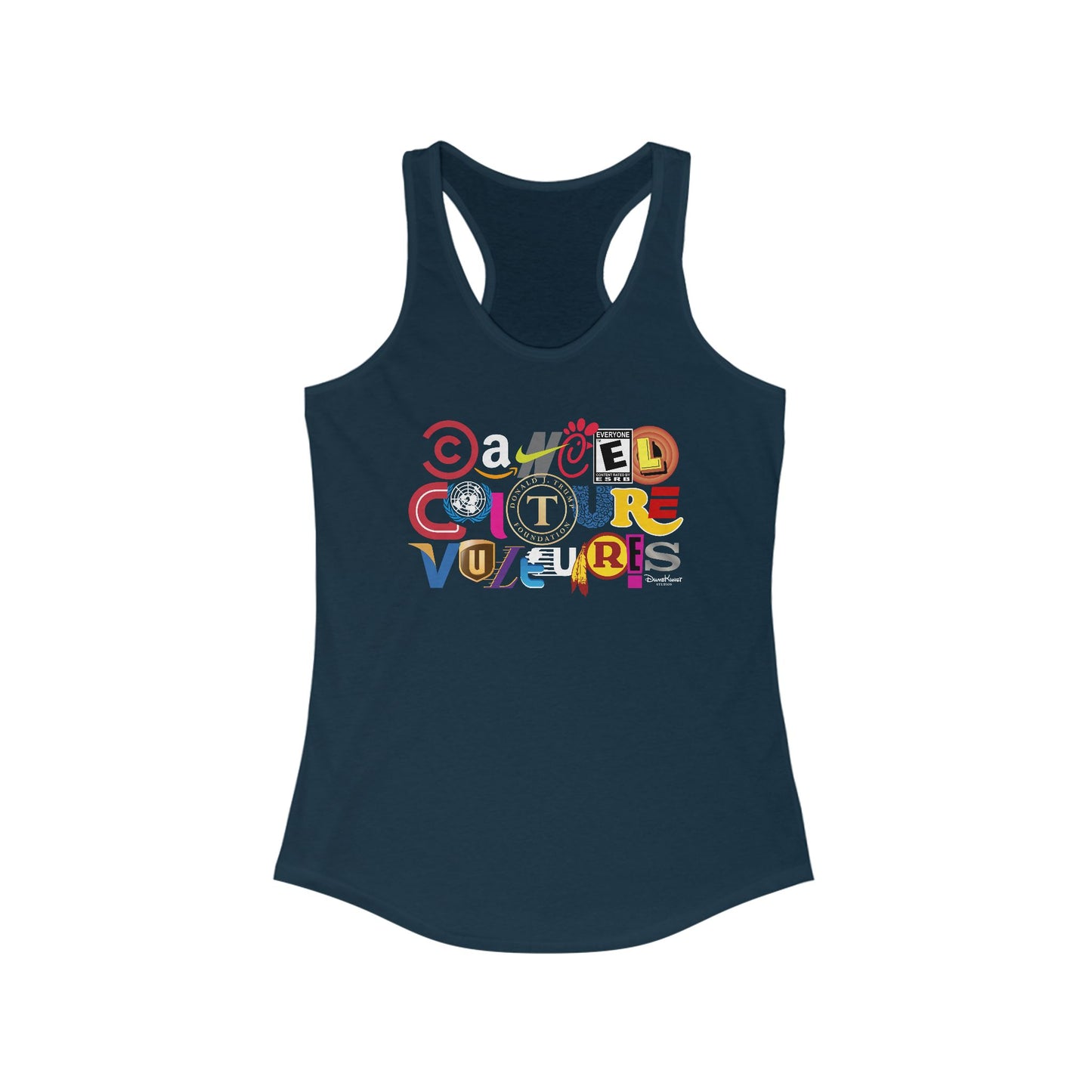 DK53: Cancel Culture (Vulture Edition) - Ladies Racerback Tank