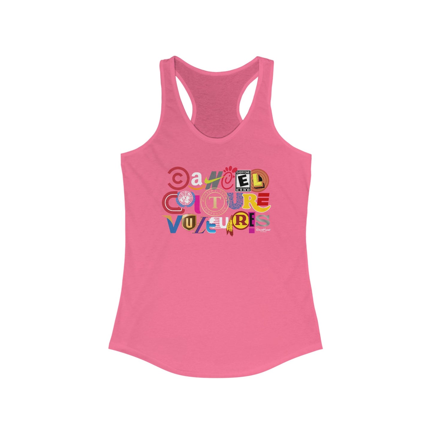 DK53: Cancel Culture (Vulture Edition) - Ladies Racerback Tank