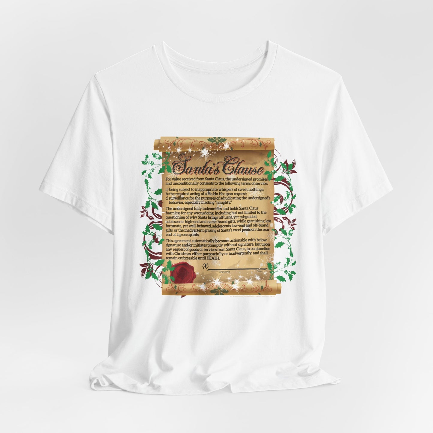 DK35: Santa's Clause - Unisex S/S T-Shirt