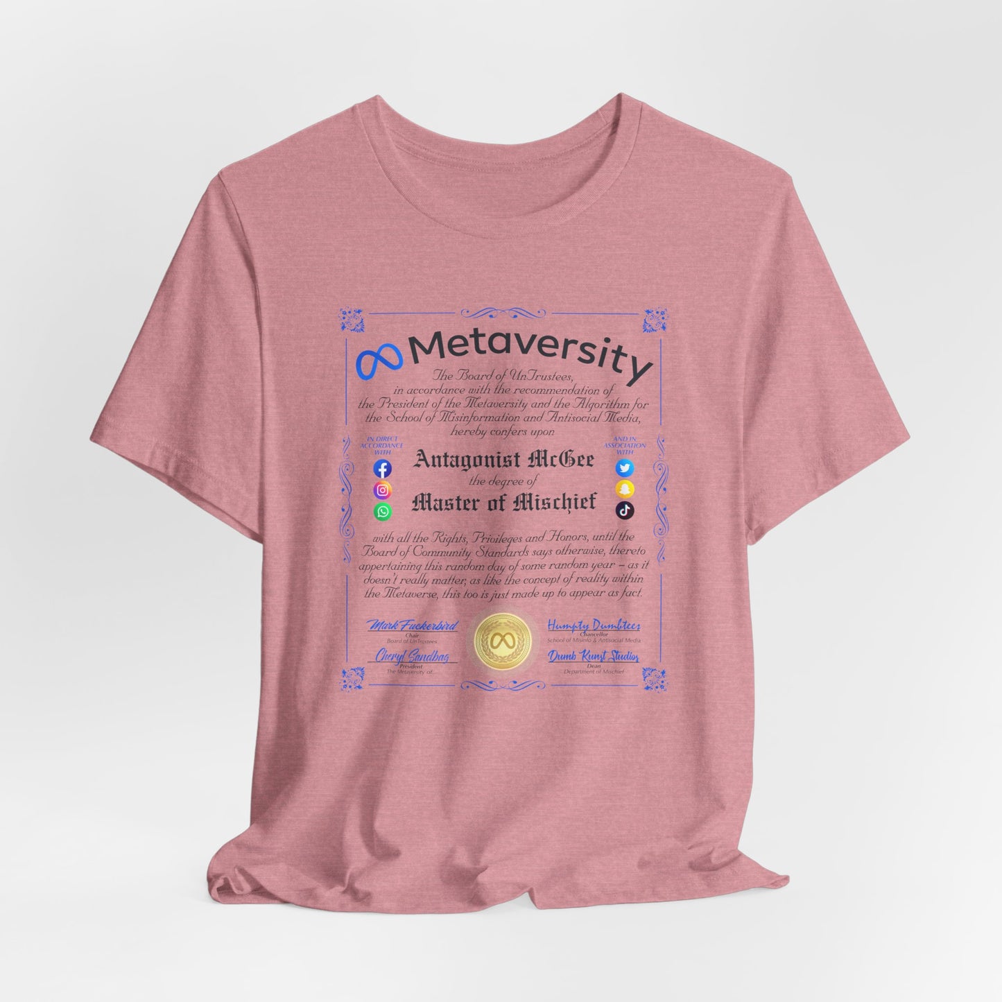 DK160: The Metaversity Of... - Unisex S/S T-Shirt