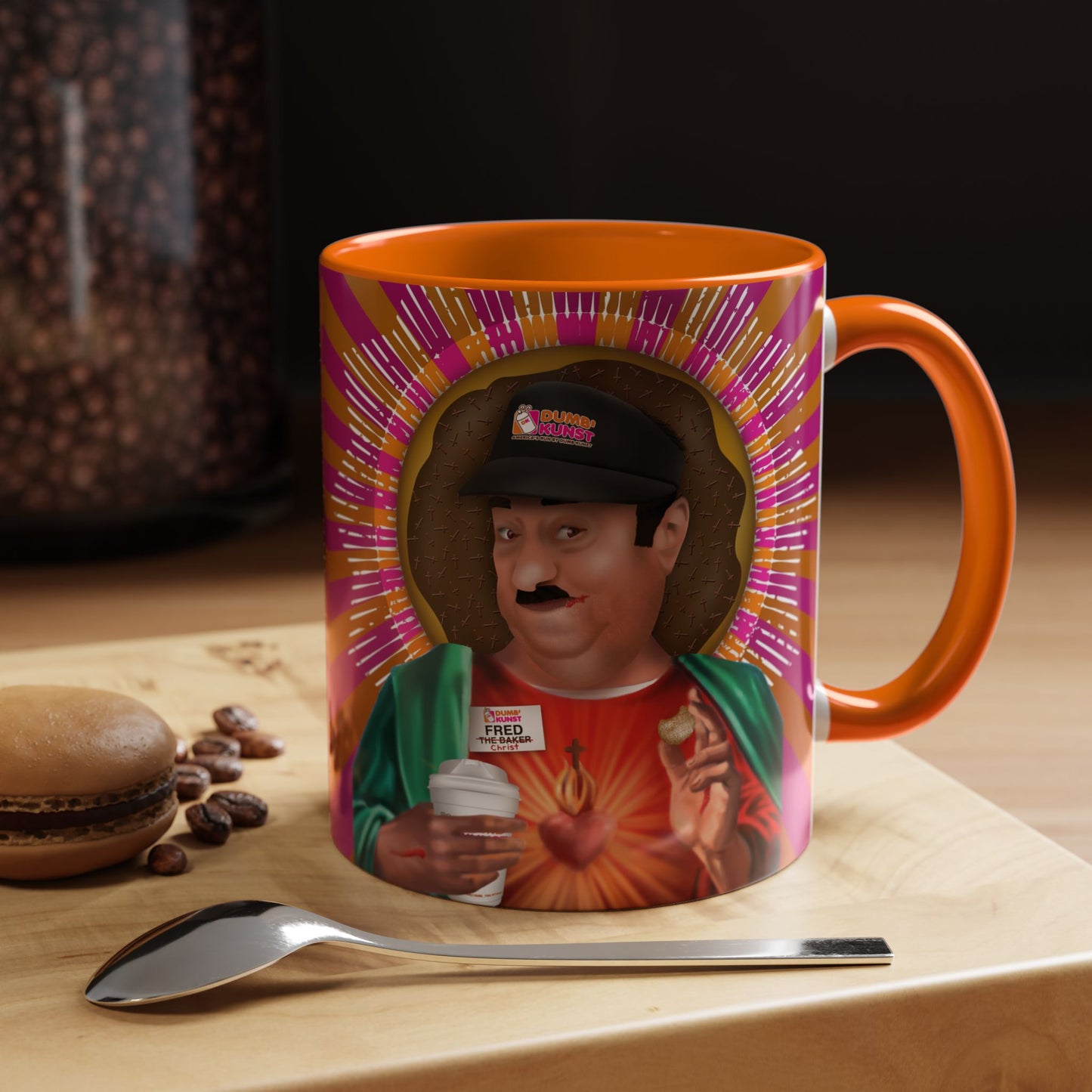 DK92: Fred Christ's Jelly Stigmata - Ceramic Coffee Mugs