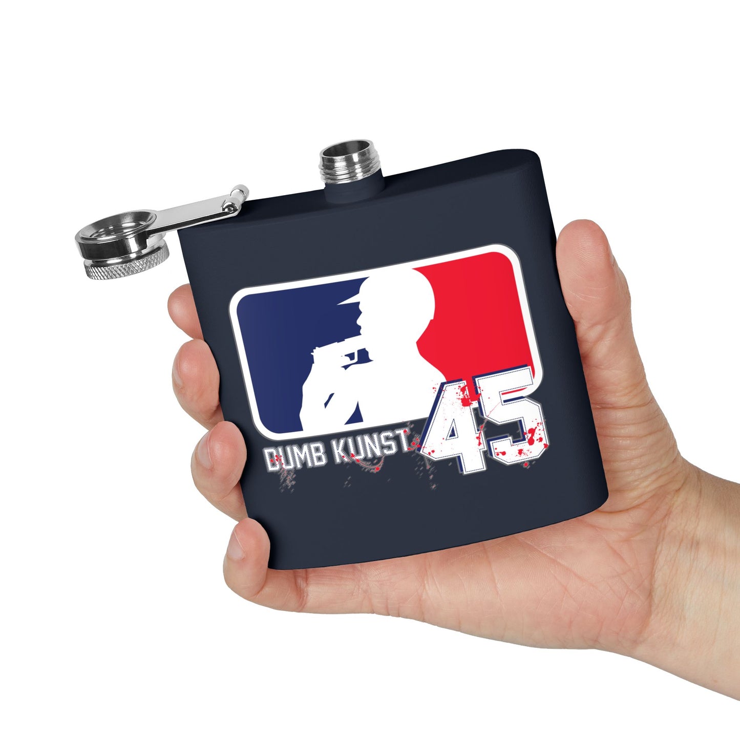DK3: Take Me Out of the Ball Game - 6oz Stainless Steel Hip Flask
