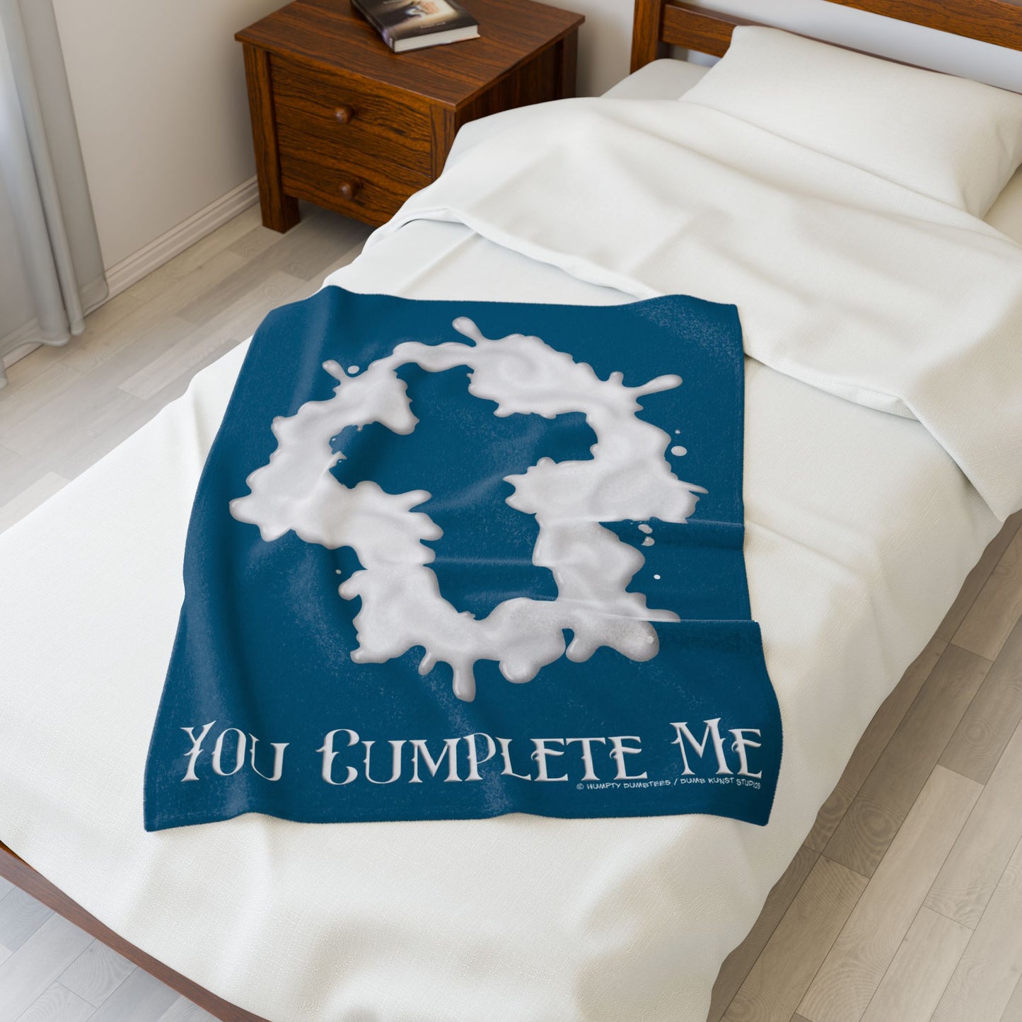 DK38: You Cumplete Me - Velveteen Plush Blanket