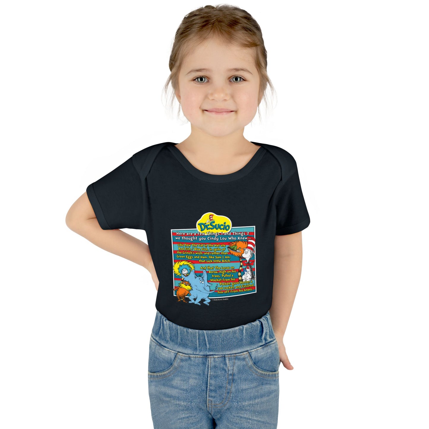 DK64: Doctored Seuss (Dirty Dr. Sucio) - Infant Sized Onsie