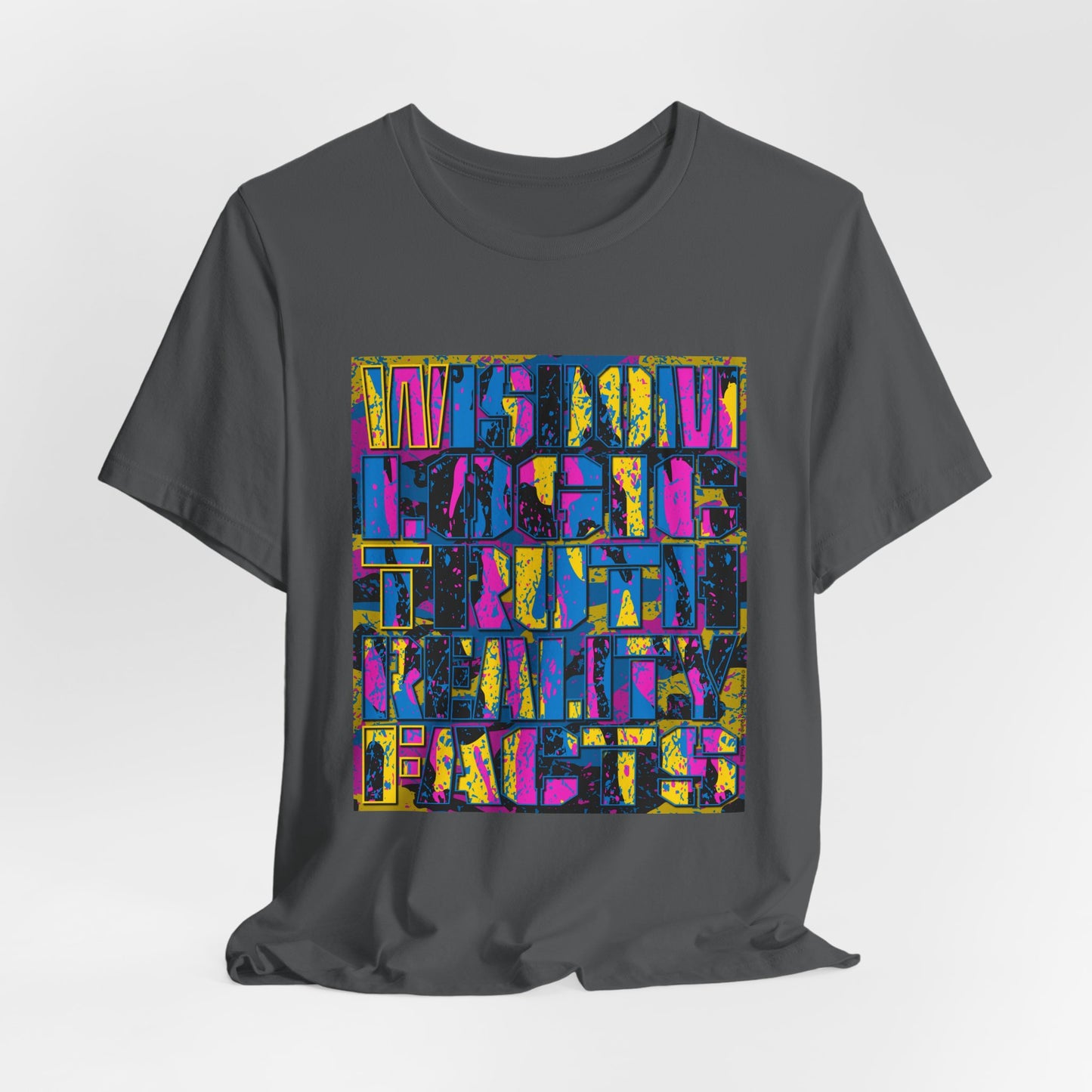 DK159: WTF! FTW! Facts! (CMYK Edition) - Unisex S/S T-Shirt