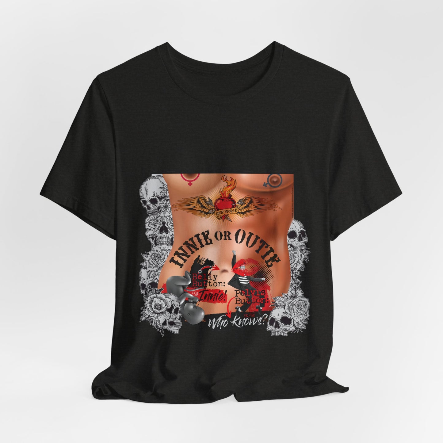 DK215: Innie or Outie - Unisex S/S T-Shirt