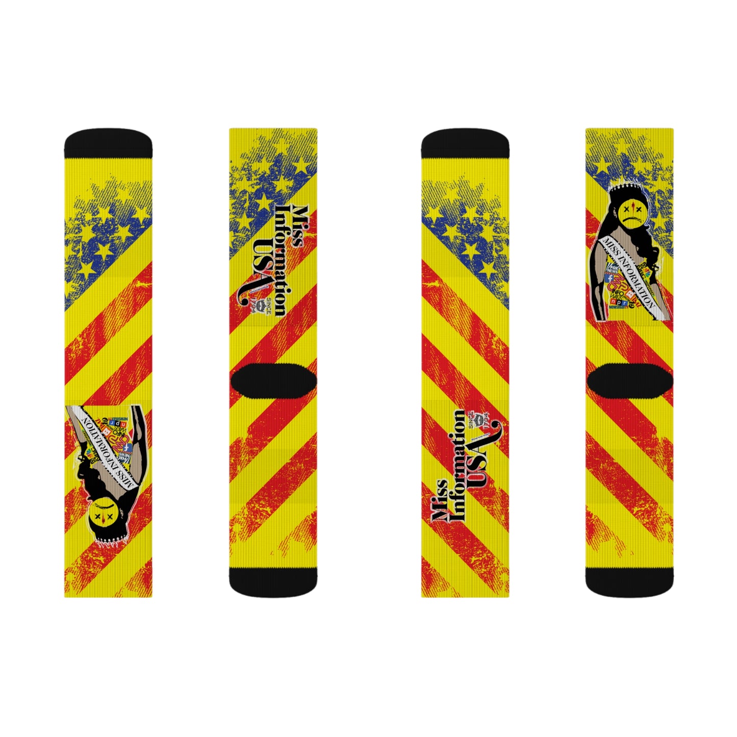 DK60: Miss Information USA - Sublimation Socks