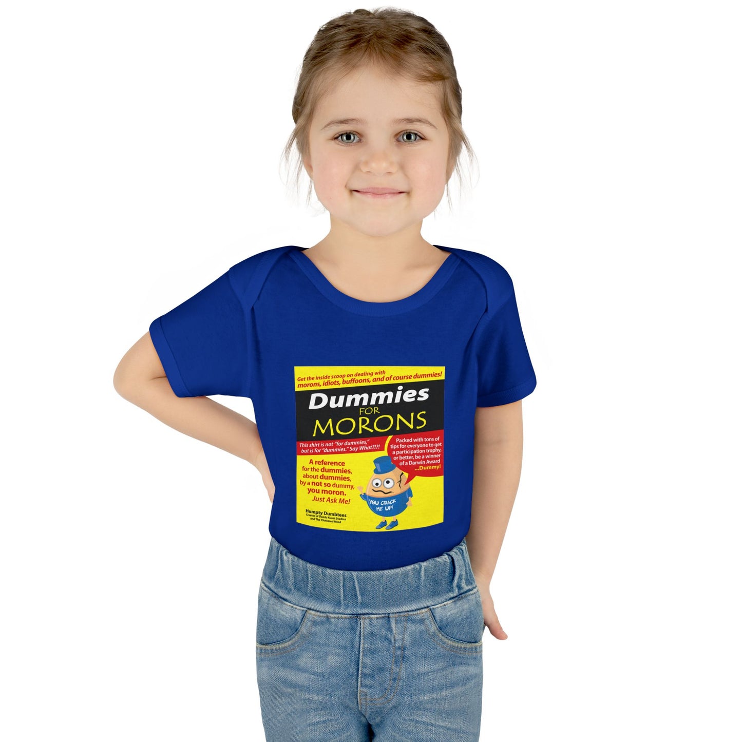 DK111: Dummies For Morons - Infant Sized Onsie