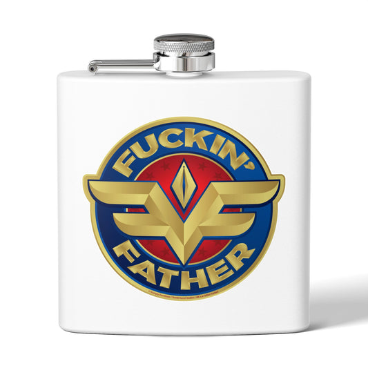 DK234: MF'in Fatherfuckers (HIS Edition) - 6oz Stainless Steel Hip Flask
