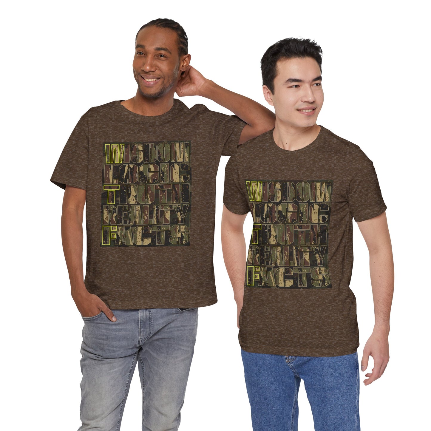 DK159: WTF! FTW! Facts! (Camo Edition) - Unisex S/S T-Shirt