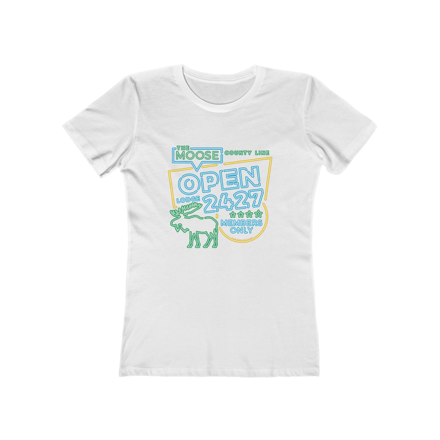 Moose Lodge 2427 - Moose Open 2427 - Women's T-Shirt (Front Print Only)