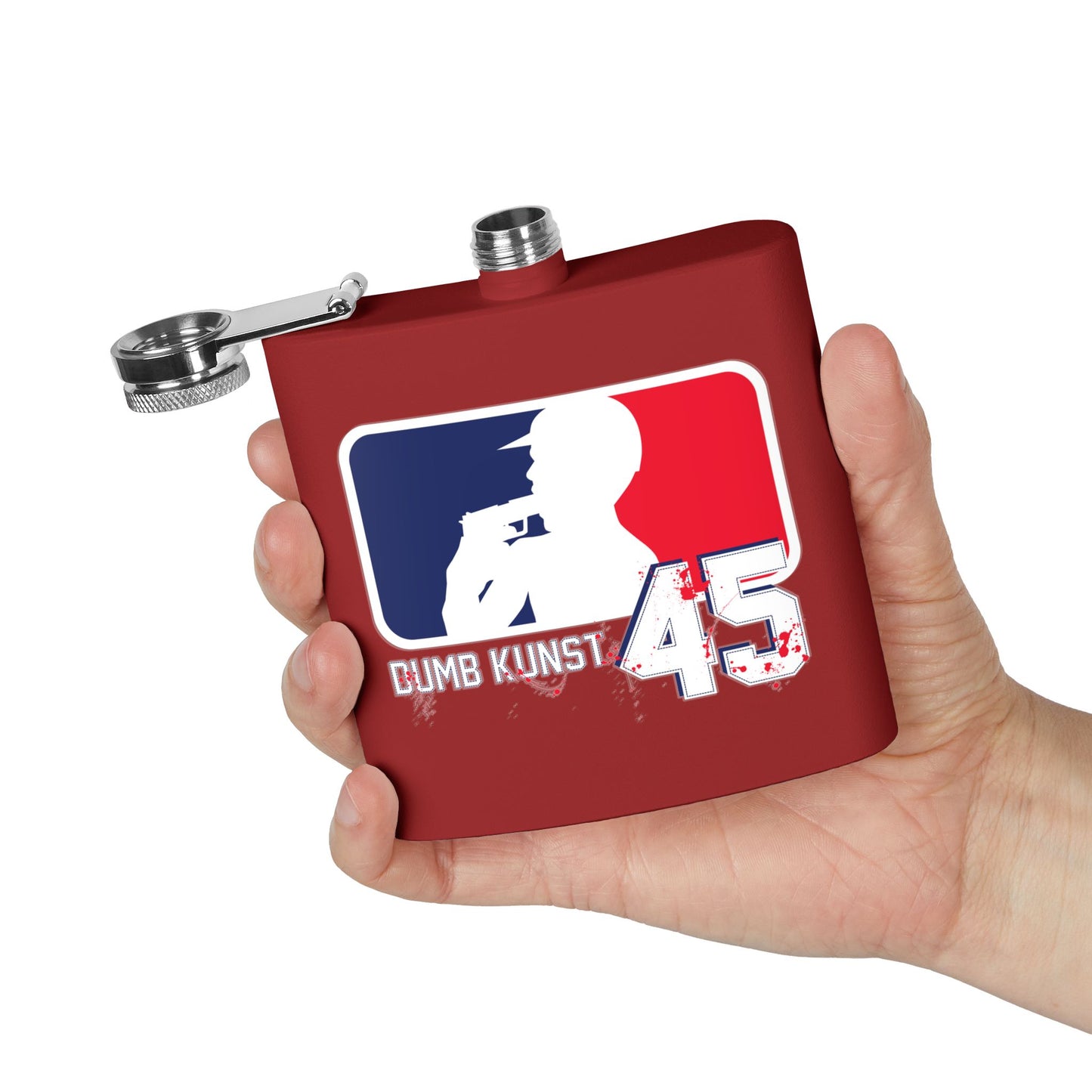 DK3: Take Me Out of the Ball Game - 6oz Stainless Steel Hip Flask