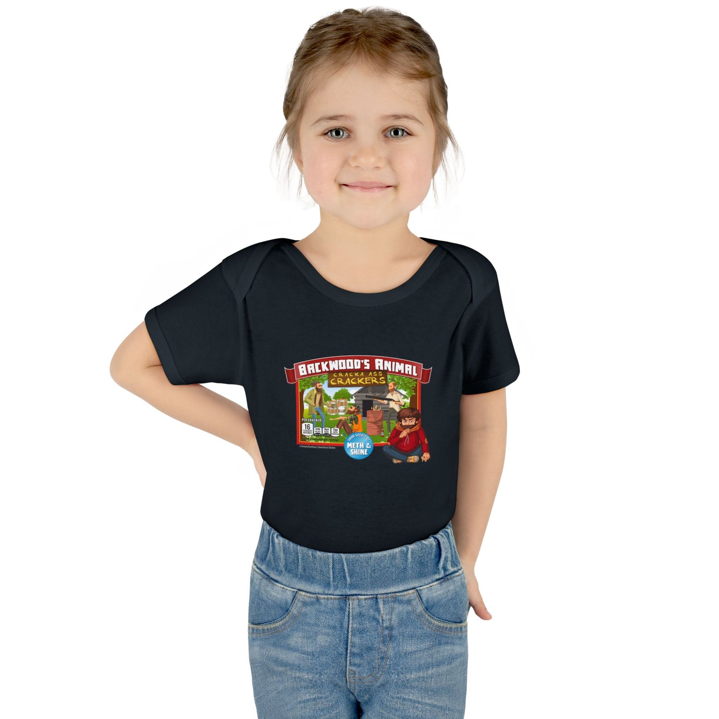 DK77: Animal Cracka' Ass Crackas - Infant Sized Onsie