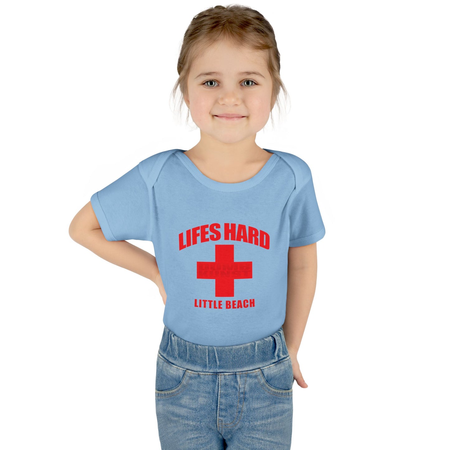 DK42: LIFESHARD - Little Beach - Infant Sized Onsie