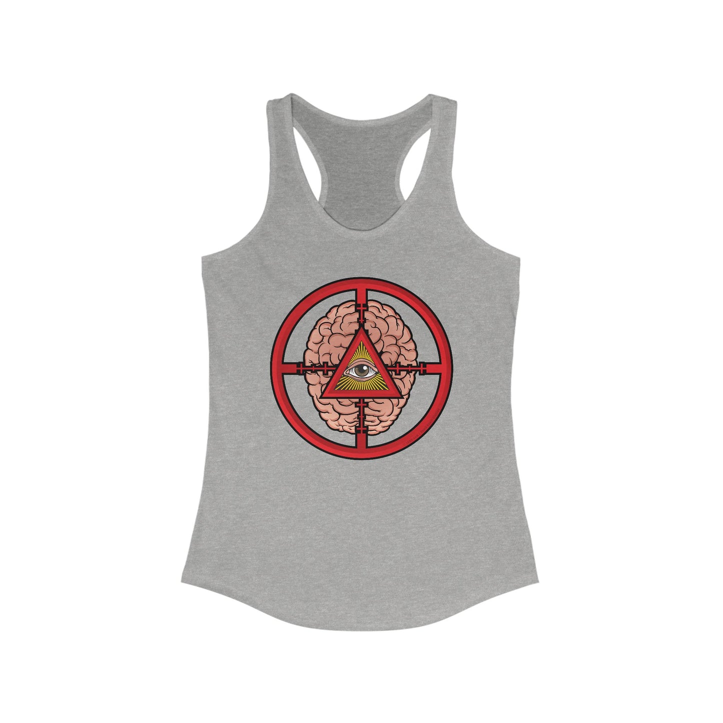DK41: The Cluttered Mind - Ladies Racerback Tank