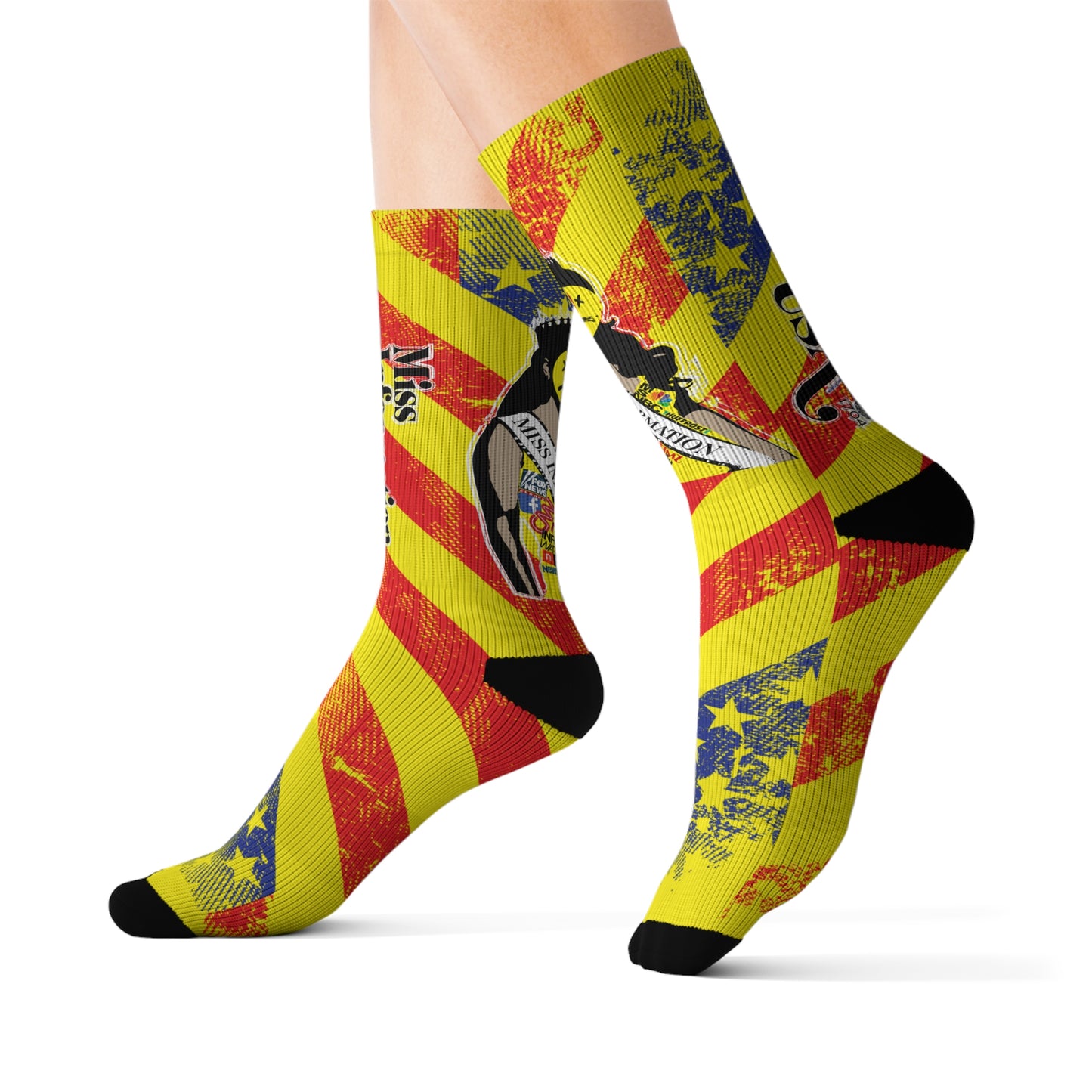 DK60: Miss Information USA - Sublimation Socks