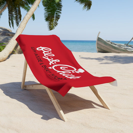 DK87: Fil-A-Chick - 30"x60" Beach Towel