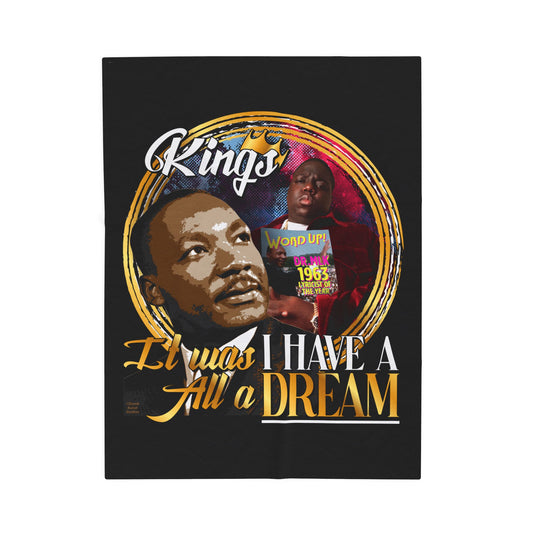 DK50: King Recognize King - Velveteen Plush Blanket