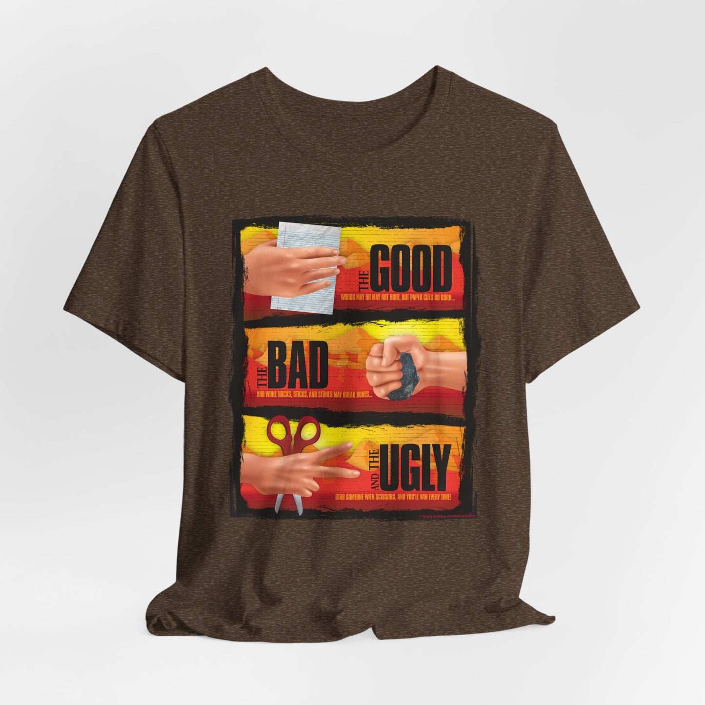 DK173: Roshambo Gone Wild West - Unisex S/S T-Shirt
