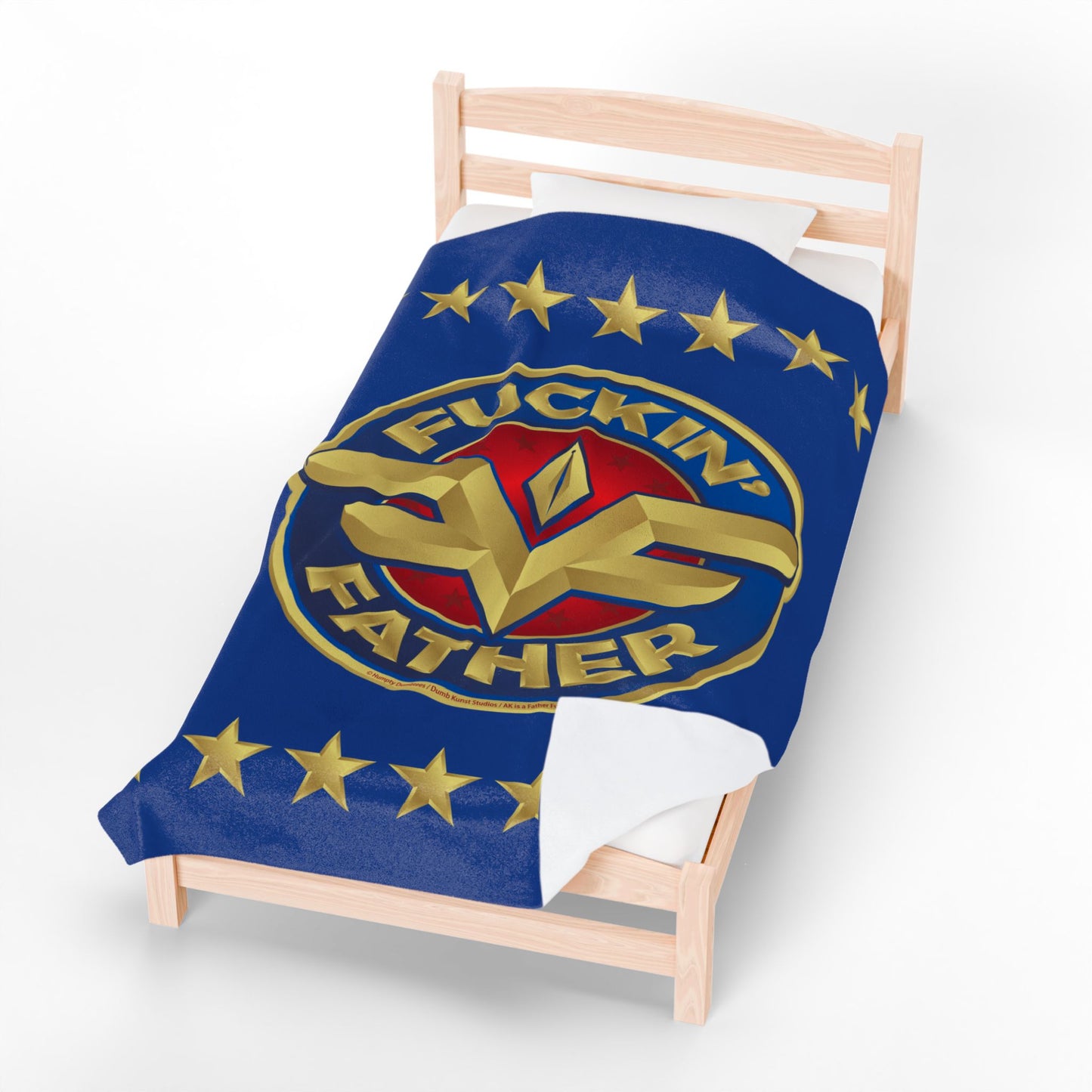 DK234: MF'in Fatherfuckers (HIS Edition) - Velveteen Plush Blanket