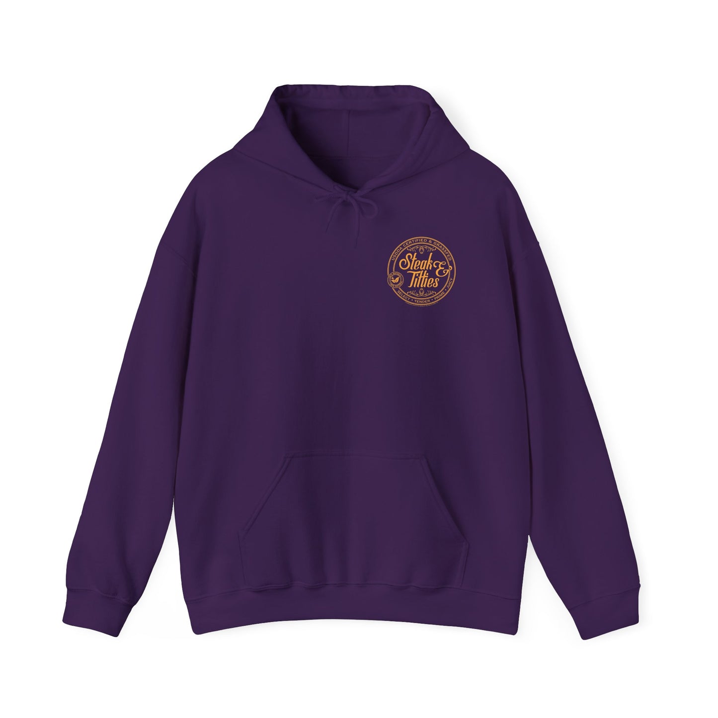 DK225: Steak & Titties - Adult Hooded Sweatshirt