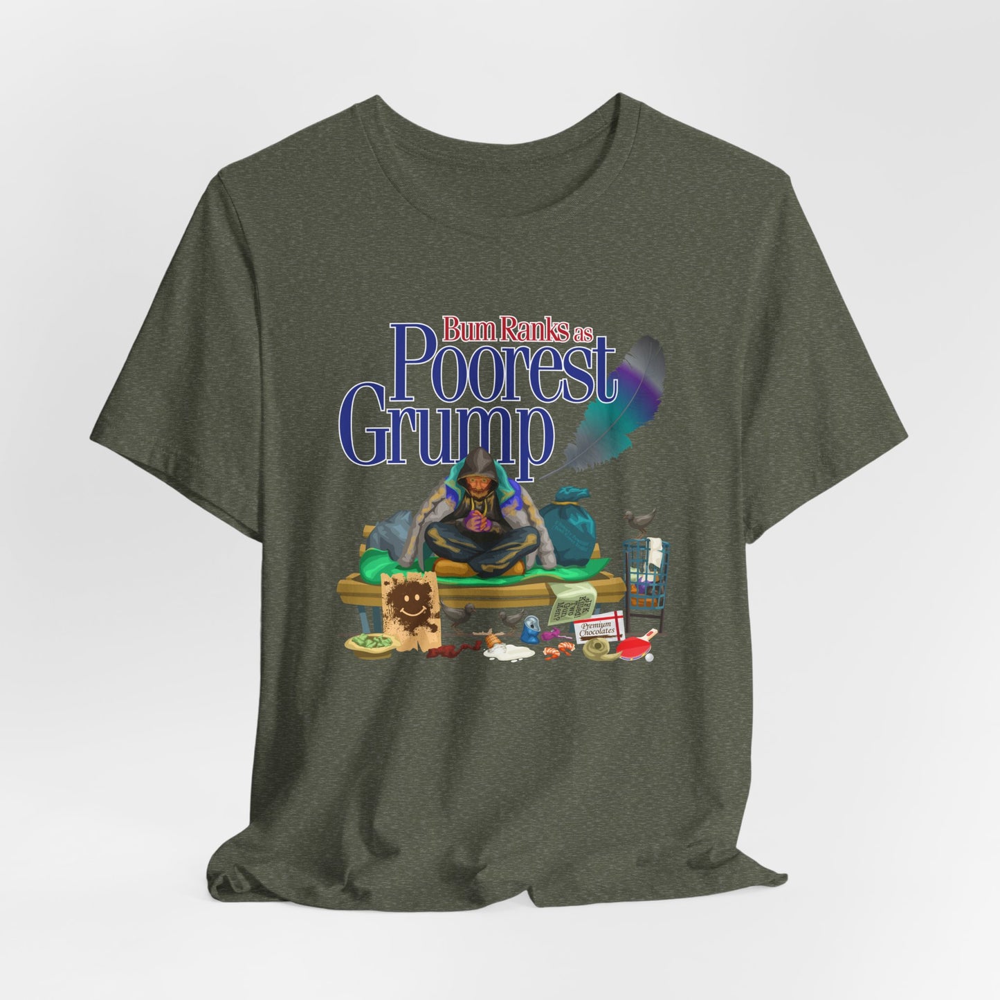 DK146: Poorest Grump - Unisex S/S T-Shirt