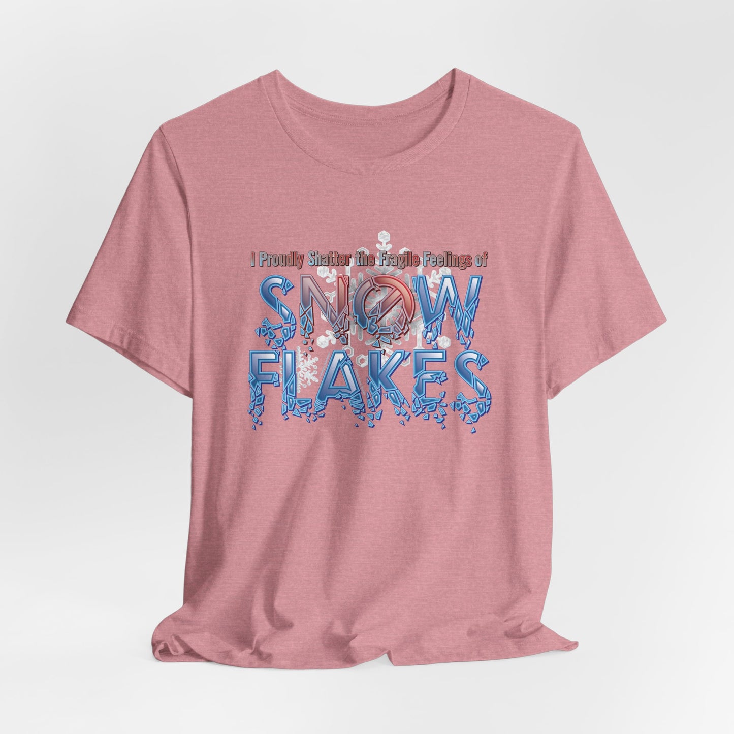 DK157: Shattered Snowflakes - Unisex S/S T-Shirt