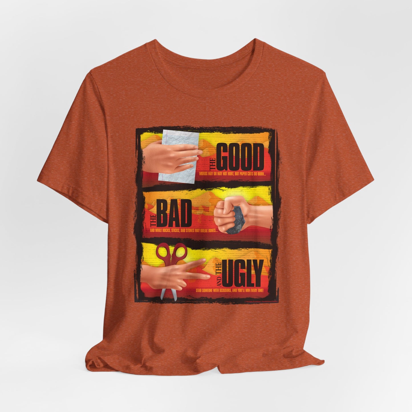 DK173: Roshambo Gone Wild West - Unisex S/S T-Shirt