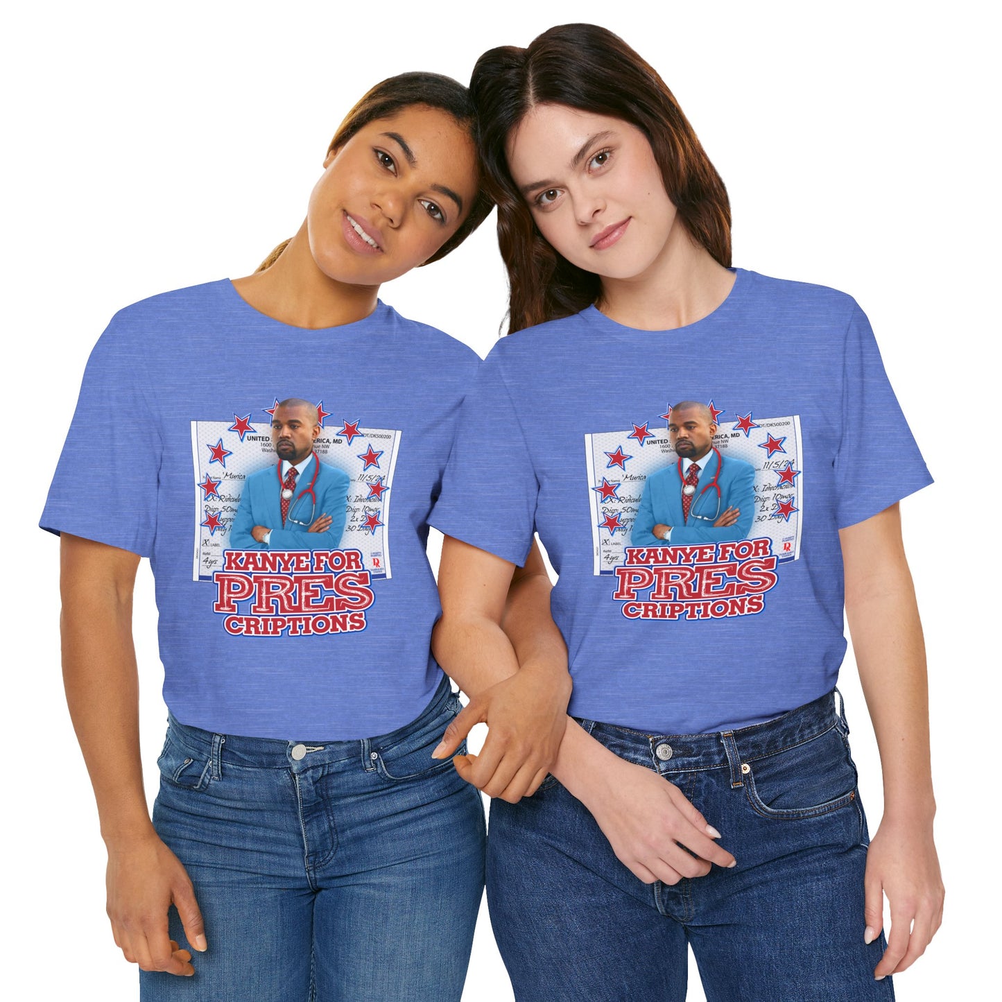 DK179: Kanye For Pres(criptions) - Unisex S/S T-Shirt