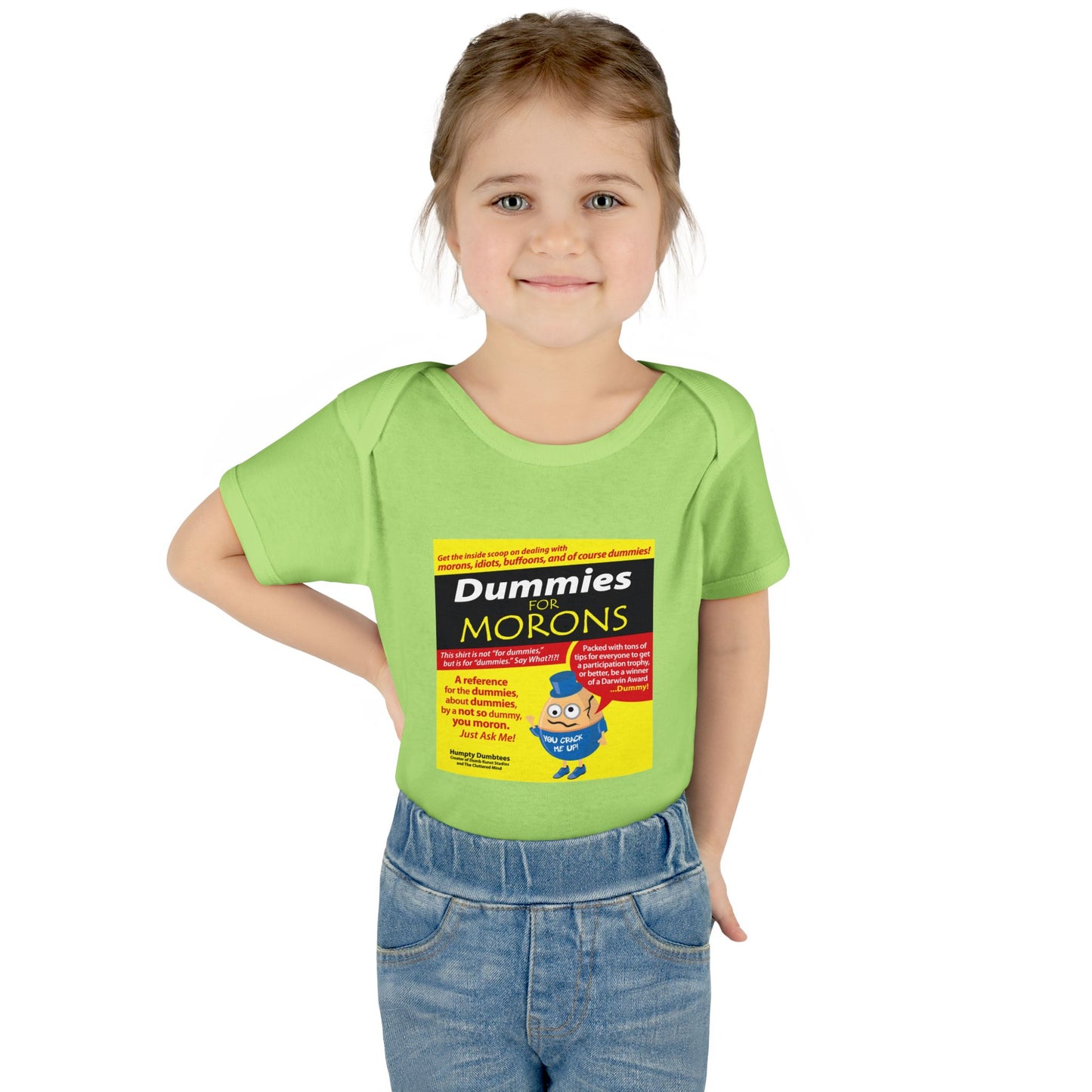 DK111: Dummies For Morons - Infant Sized Onsie