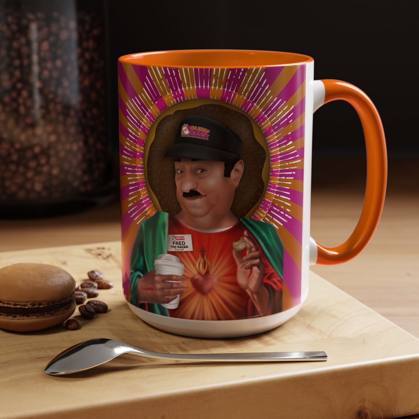 DK92: Fred Christ's Jelly Stigmata - Ceramic Coffee Mugs