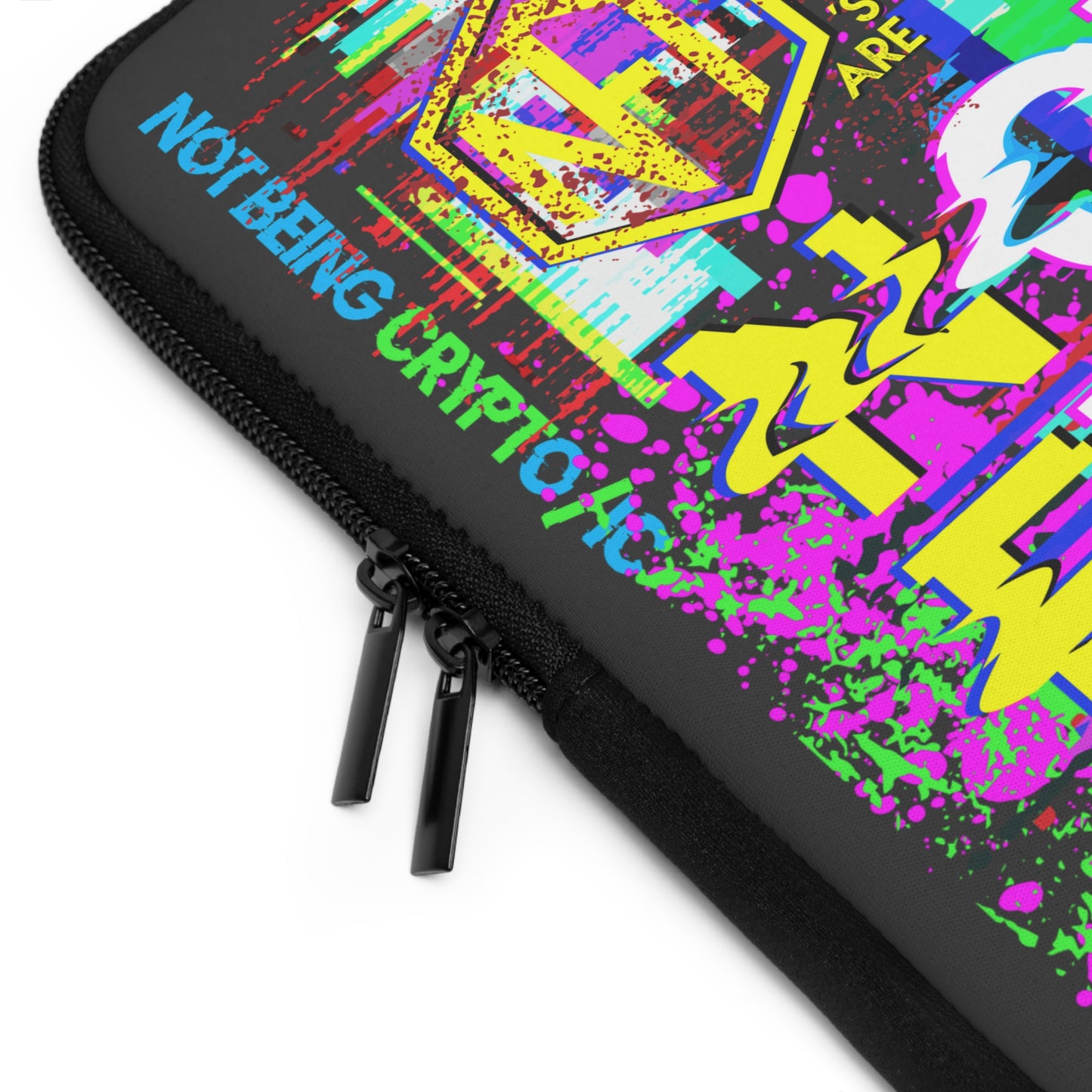 DK195: NFT Chumpanzees - Padded Laptop / Tablet Sleeve