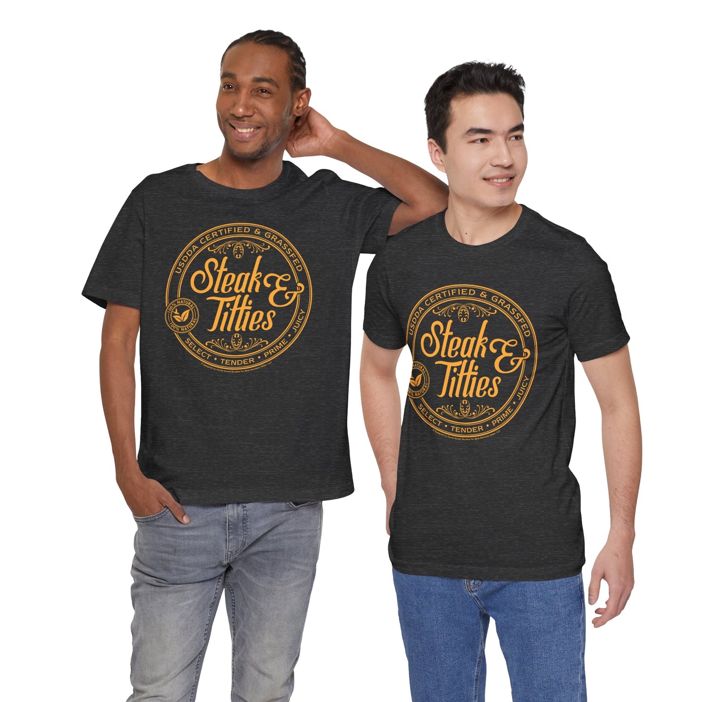 DK225: Steak & Titties - Unisex S/S T-Shirt