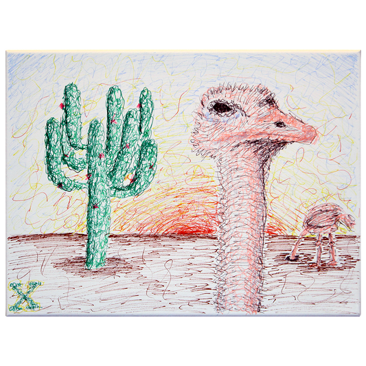 Fine Kunst - Sharpie Markxers: Bird Doodies