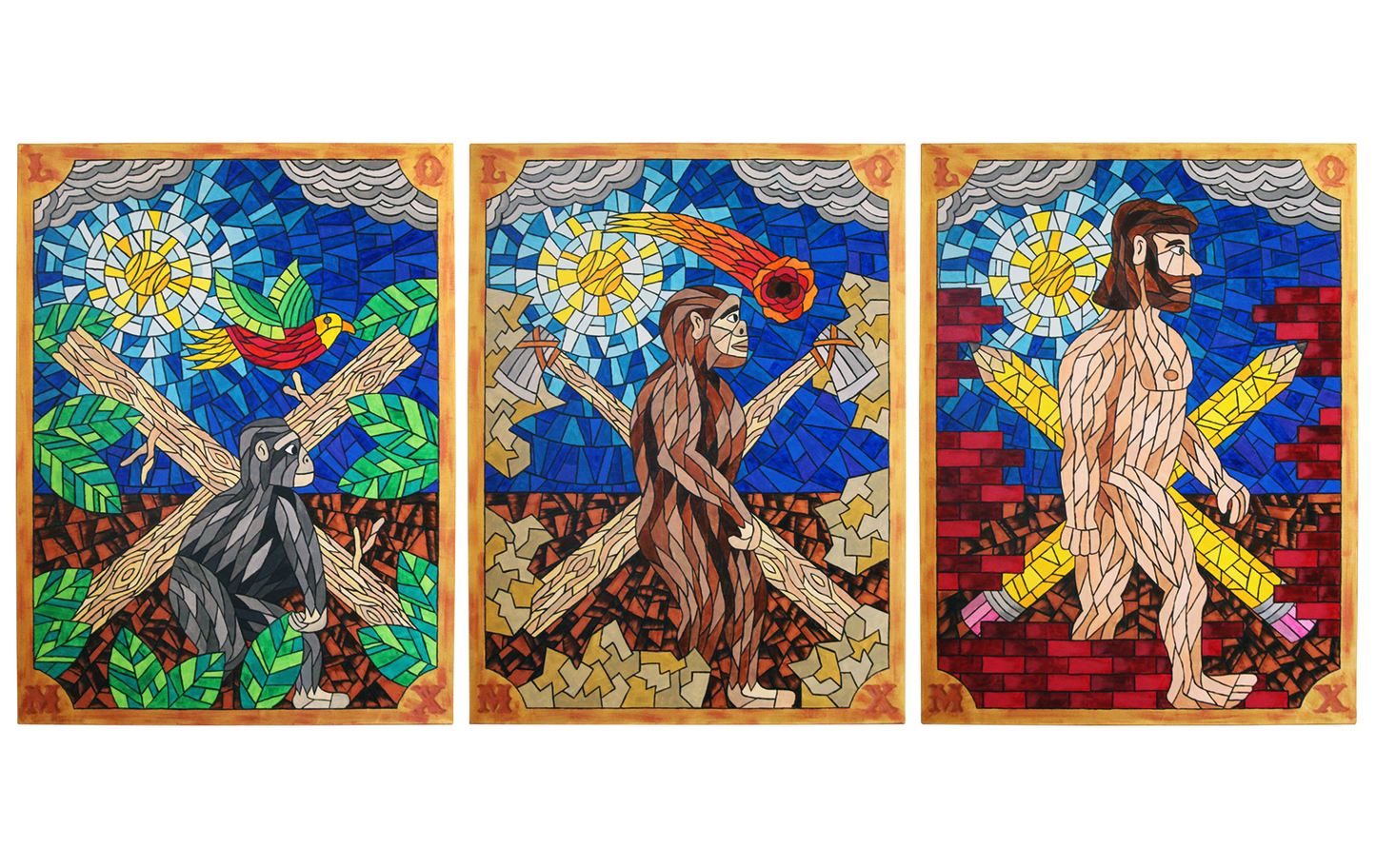 Fine Kunst - Man's Devolution