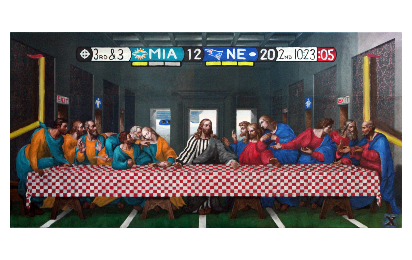 Fine Kunst - Papal Parody: The Last Tailgate