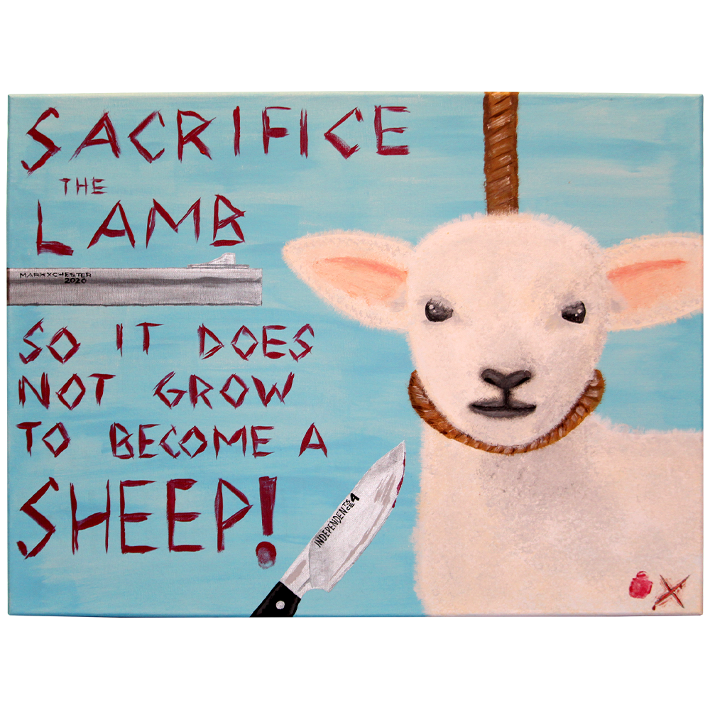 Fine Kunst - Artificial Intelligence: Sacrifice the Lamb