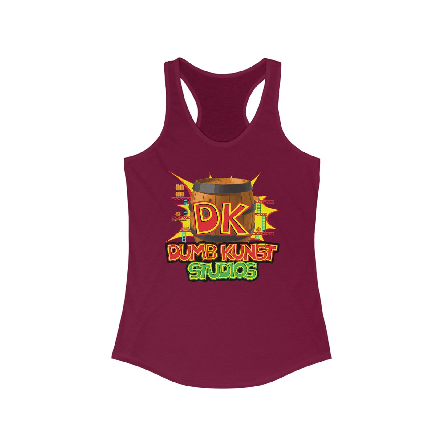 DK86: King Donkey Kunst - Ladies Racerback Tank