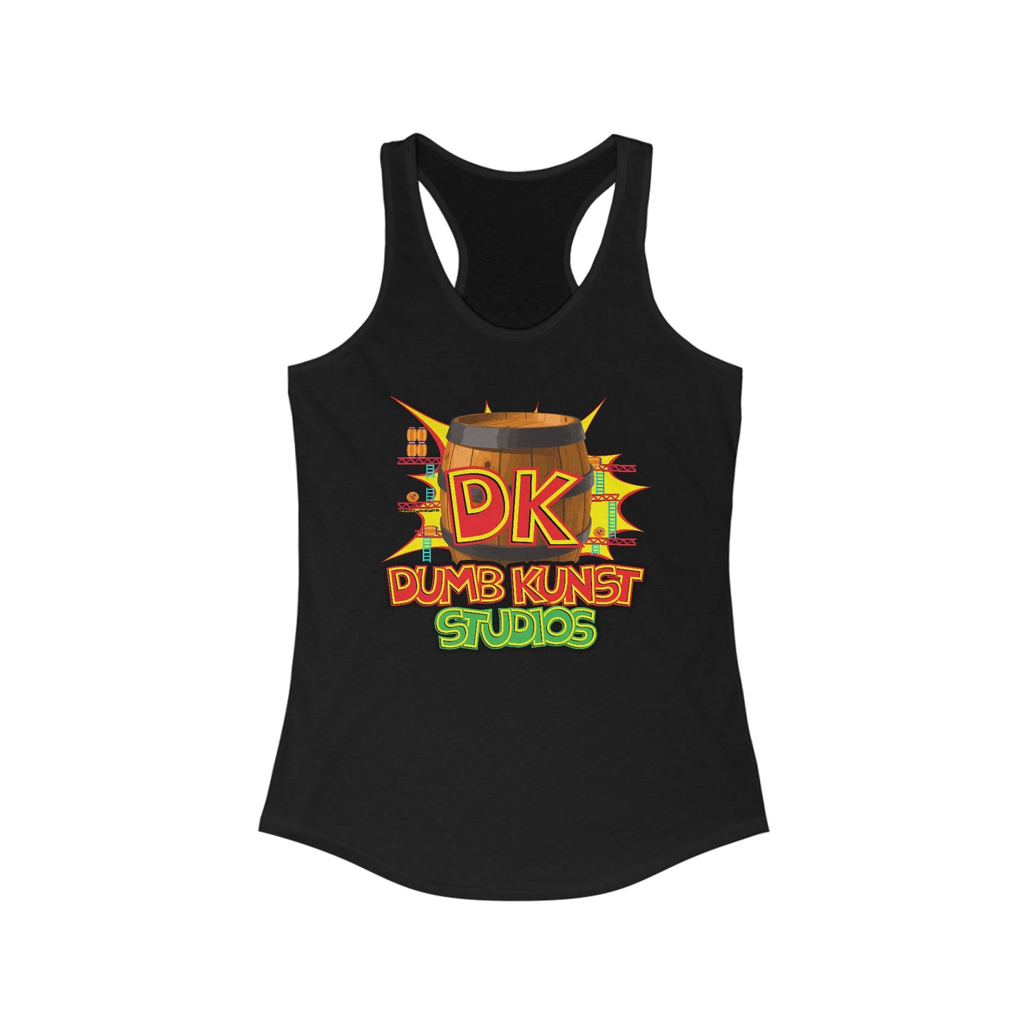 DK86: King Donkey Kunst - Ladies Racerback Tank
