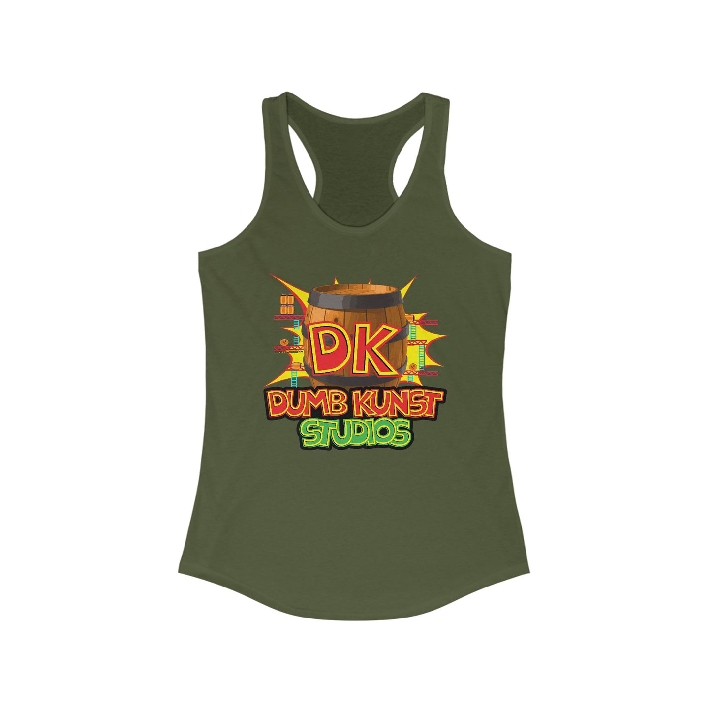 DK86: King Donkey Kunst - Ladies Racerback Tank