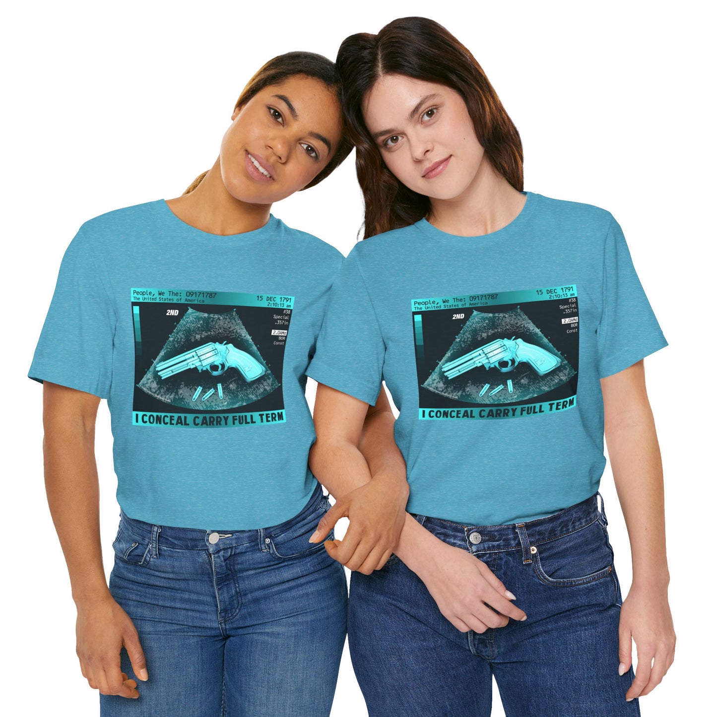 DK73: I Conceal Carry Full Term - Unisex S/S T-Shirt
