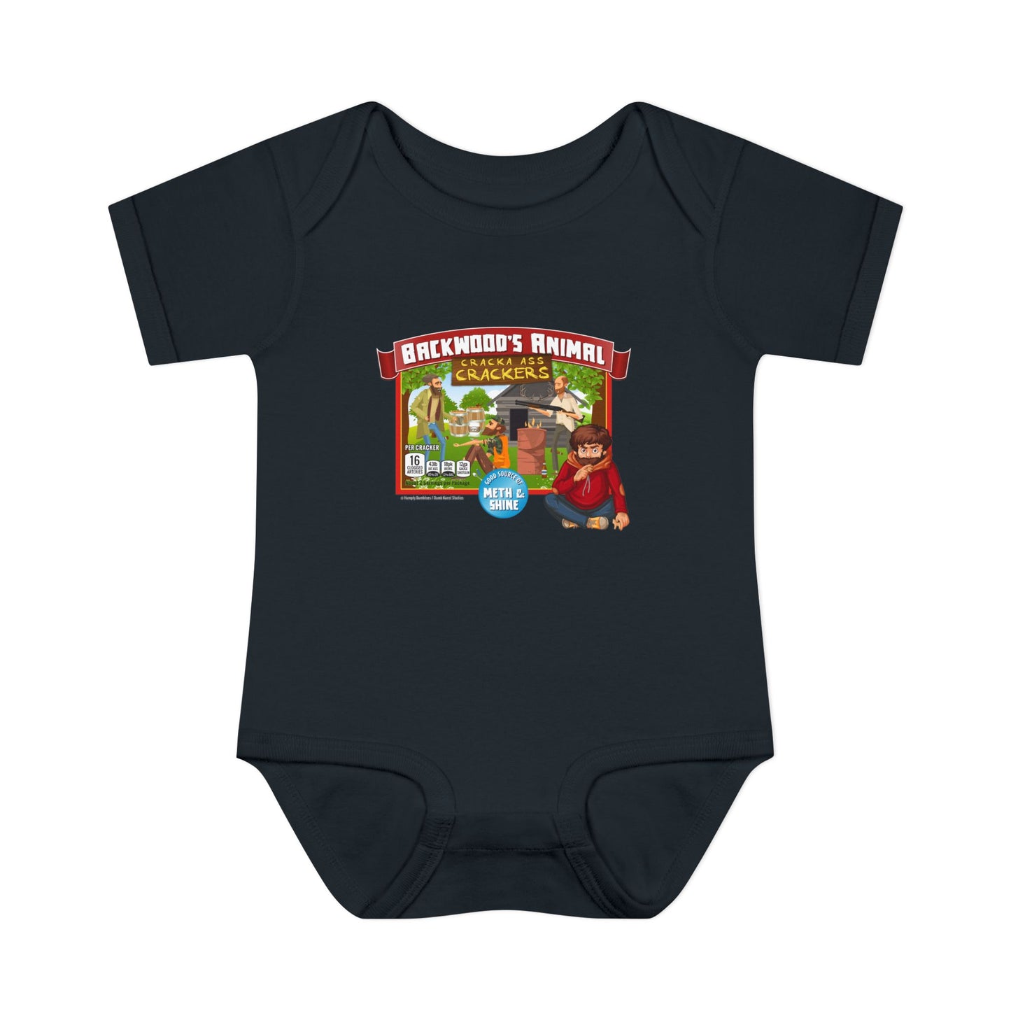 DK77: Animal Cracka' Ass Crackas - Infant Sized Onsie