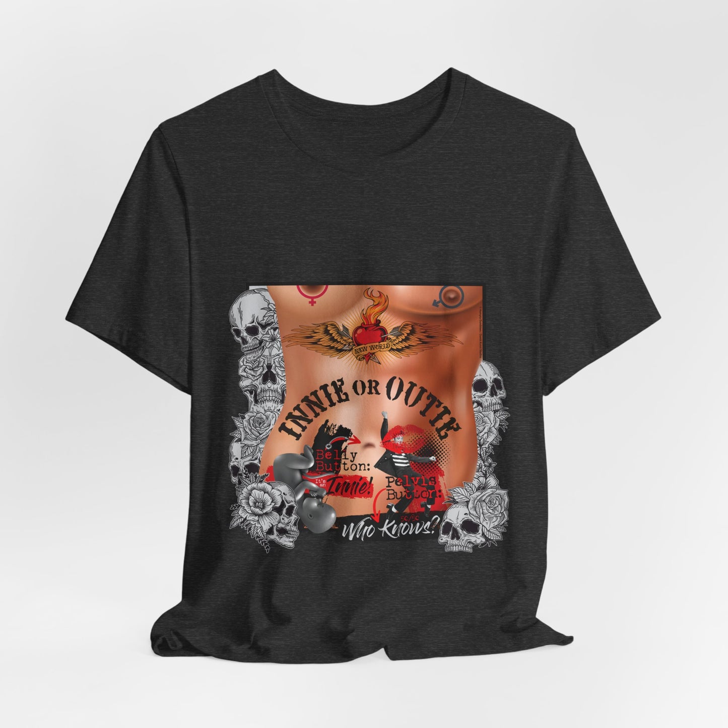 DK215: Innie or Outie - Unisex S/S T-Shirt