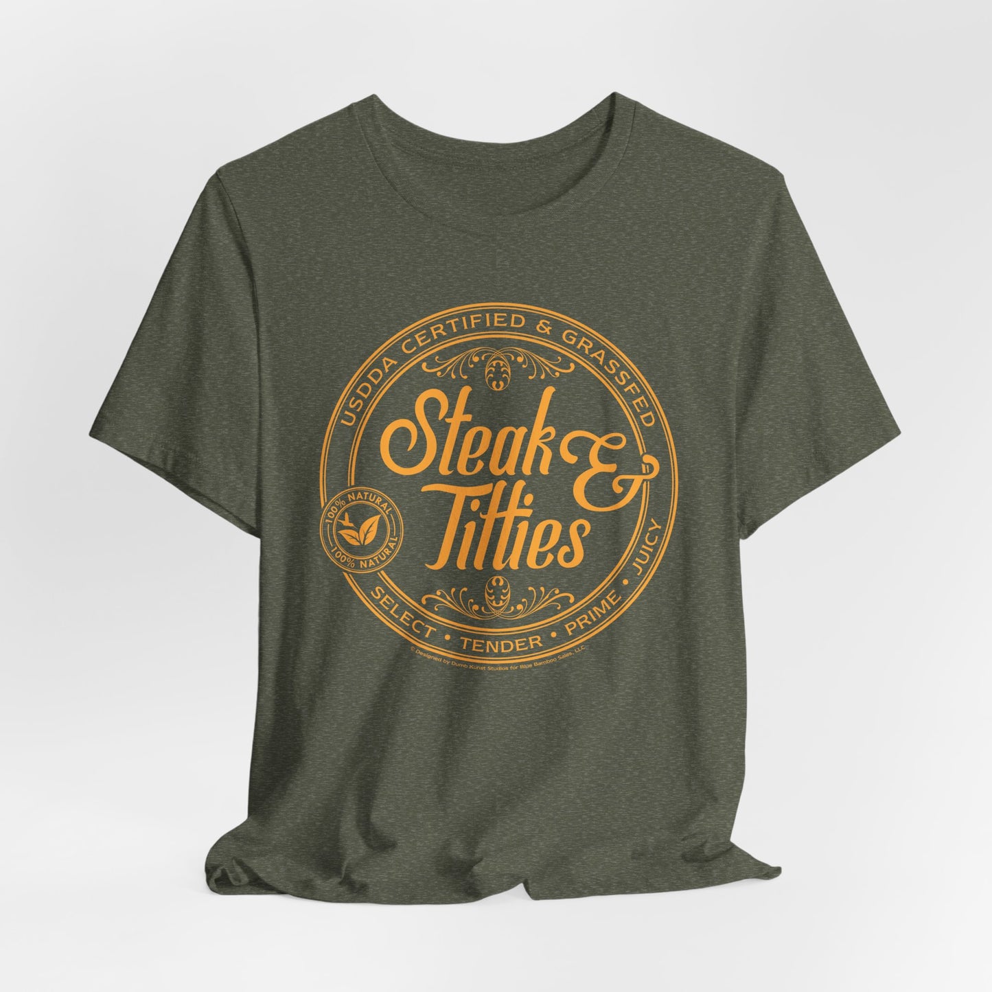 DK225: Steak & Titties - Unisex S/S T-Shirt