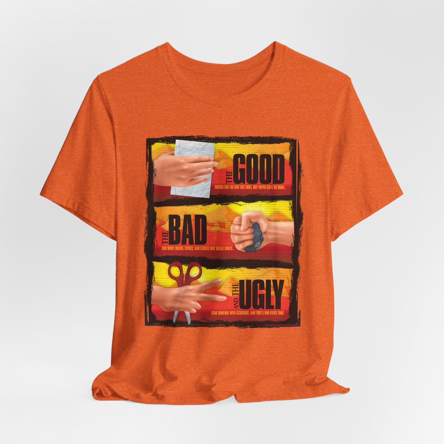 DK173: Roshambo Gone Wild West - Unisex S/S T-Shirt