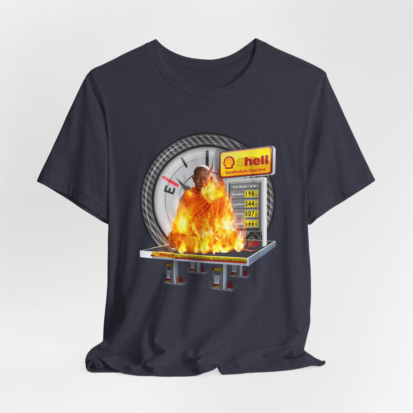 DK93: Deatholium Gasolive (sHELL Edition) - Unisex S/S T-Shirt